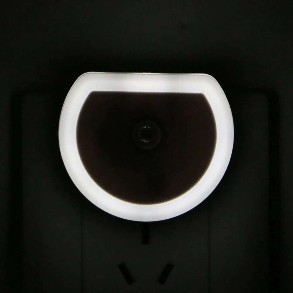 Светодиодный ночник с двойным USB портовый Огонь Датчик заглушка в сумерках до