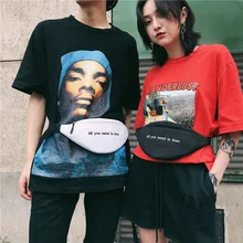 Поясные сумки для женщин, нагрудная сумка с буквенным принтом, Мужская модная поясная сумка для пары, холщовая поясная сумка, женские легкие сумки через плечо с бананом