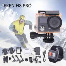 ЭКЕН H8 PRO Водонепроницаемый Действий Камеры Ambarella A12 Реальная 4 К 30fps/1080 P 120fps go спорта камера WiFi Удаленного 4 К H8pro