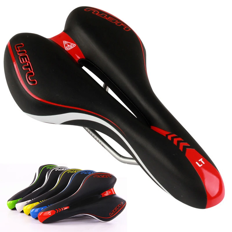 CR MO Widen Road MTB Mountain Bicycle Saddle Seat Comfortable Middle