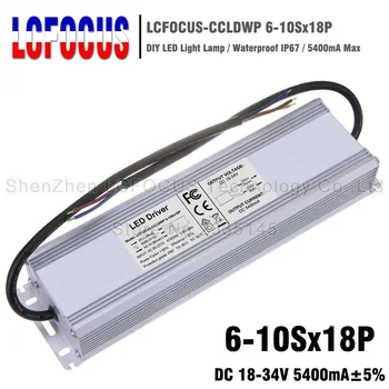 

180W LED Driver 6-10Sx18P Waterproof 5400mA 18-34V 5.4A For 108 126 144 180 W Watt COB Chip Lighting Transformers Power Supply