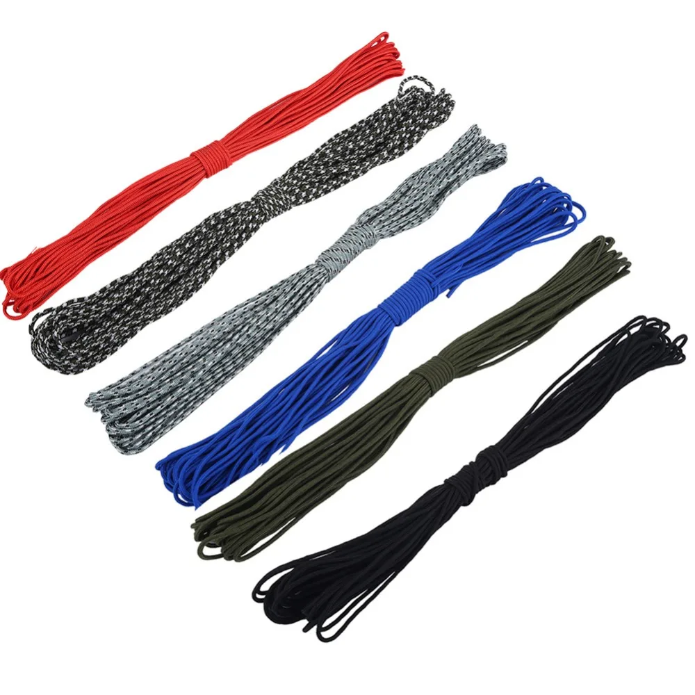 

2mm Dia 1 Core Paracord Rope parachute cord Single Strand Survival kits High quality Outdoor Hiking Rope durable escape Lanyard