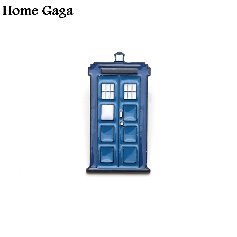 Homegaga телефонная будка Doctor Who Сделай Сам цинк эмаль булавки медаль para рюкзак рубашка одежда сумка броши значки для мужчин и женщин D1811