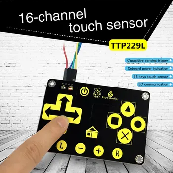 

Keyestudio TTP229L 16-key Touch Sensor for arduino Uno R3