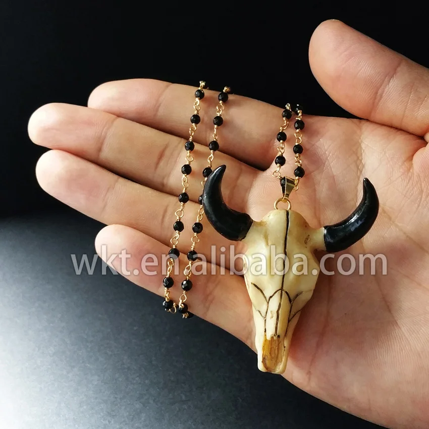 Оптовая продажа ожерелье из смолы для крупного рогатого скота|necklace wholesale|horn