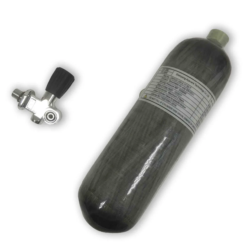 

AC121781 Rifle underwater 2.17L Fiber Paintball Tank Oxygen Cylinder Pcp Airforce Condor 4500Psi Air Rifle Steel Pellet Diving