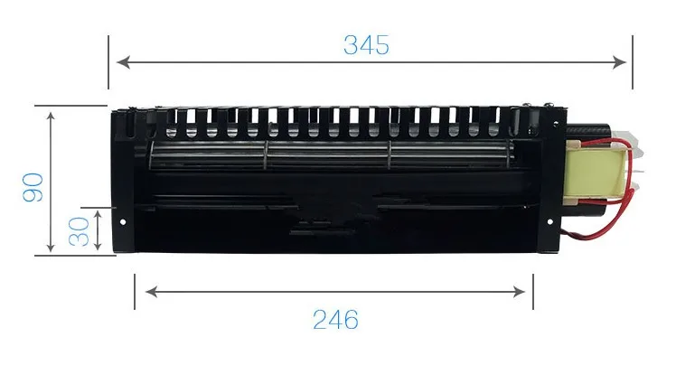 Вентилятор с поперечным потоком, Лифт, осевой вентилятор для ИБП рассеивающий вентилятор, шариковый подшипник, Медный двигатель