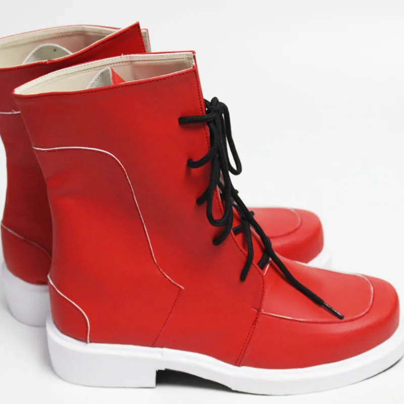 Coshome Boku No Hero Academia Shoes Izuku Midoriya Cosplay Costume Shoes My Hero Academia Red Boots (2)