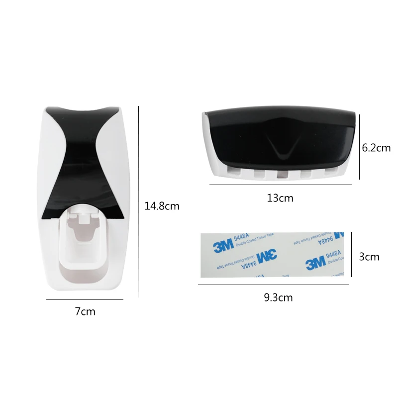 HOURONG 1 набор, держатель для зубной щетки, автоматический диспенсер для зубной пасты, соковыжималка, набор для ванной комнаты, набор аксессуаров для ванной комнаты