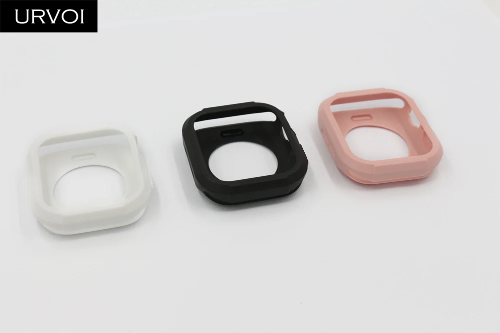 Чехол URVOI из ТПУ с полным покрытием для Apple Watch series 6 SE 5 4 Жесткая Броня жесткая