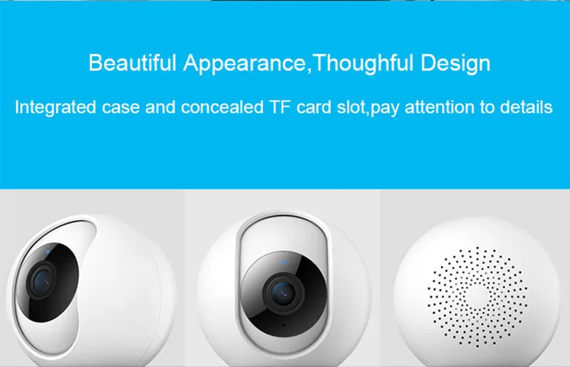 Updated Version Xiaomi Mijia Smart IP Camera 1080P WiFi Pan-tilt Night Vision 360 Degree View Motion Detection Security Monitor