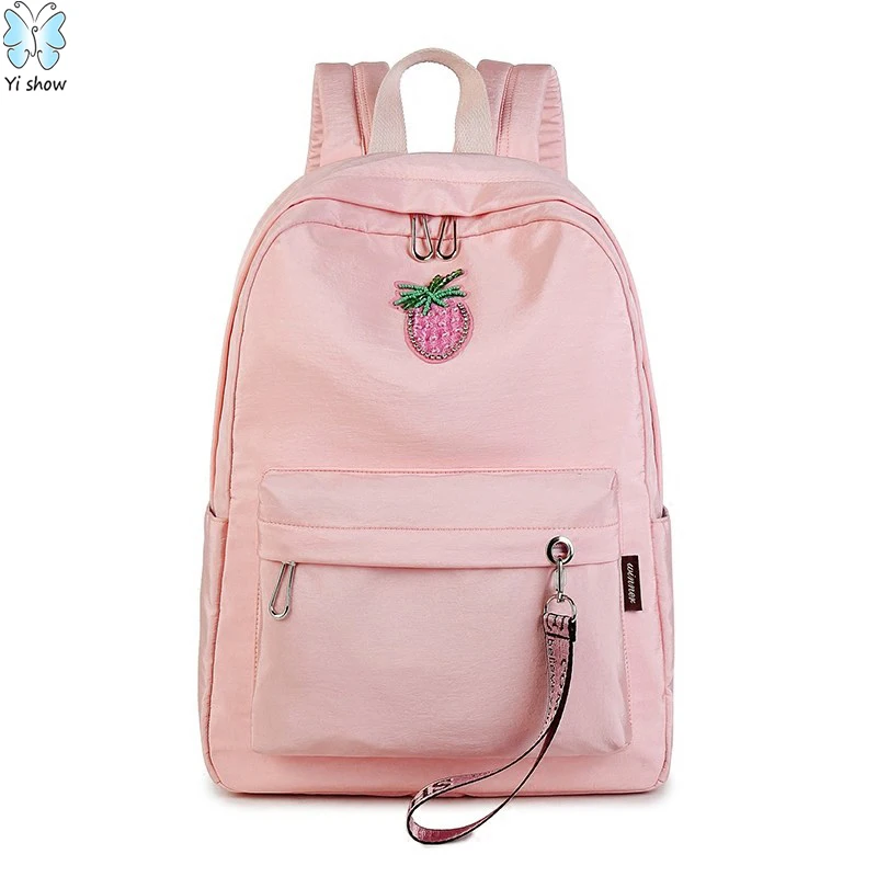 YISHOW Women Backpack Mochila Feminina Strawberry Beading Backpack Girl