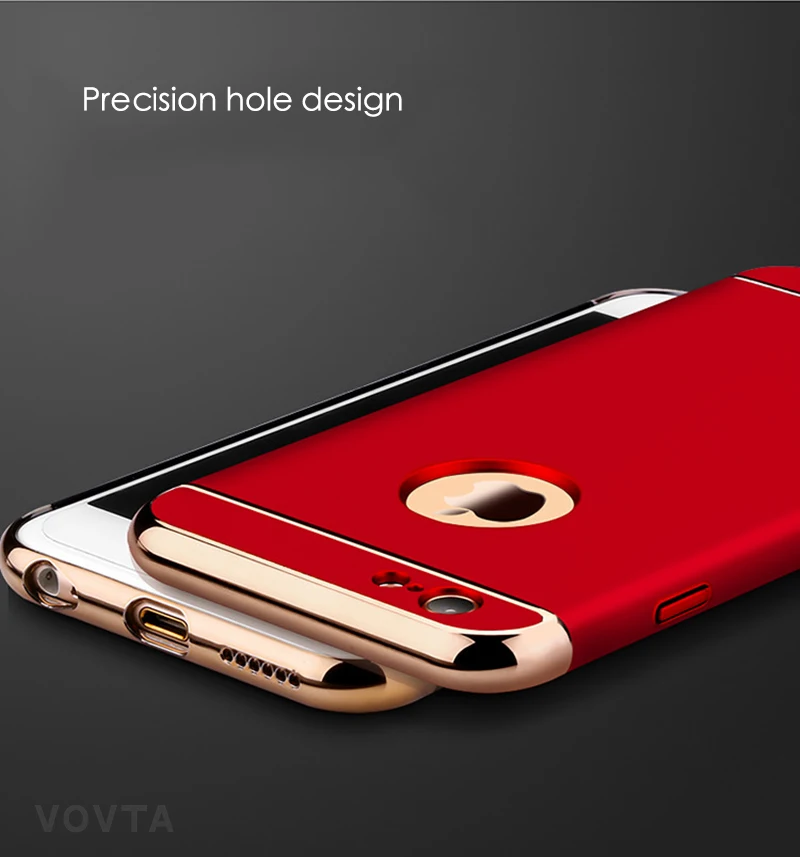 Luxury Plating Scrub Protective case For iPhone 6s 6 Cover Bumper On The for iPhone 5 5S SE Case 6s 6 plus Anti-knock Shell11