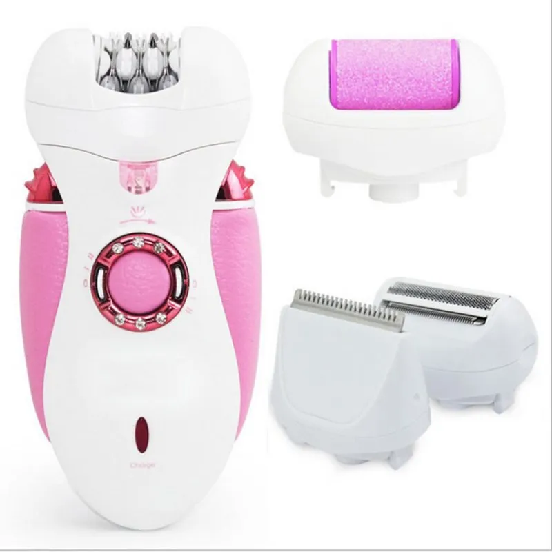 

New 4 IN 1 Multi-function Lady Epilator Lady Special Epilator Shaver Armpit Bkini Foot Pedicure Hair Remover Personal Care Tool