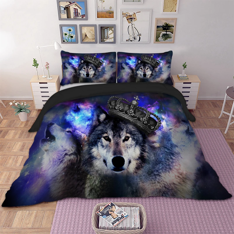 Lovely Dog Bedding Set Twin Full Queen King Super King Size Animal
