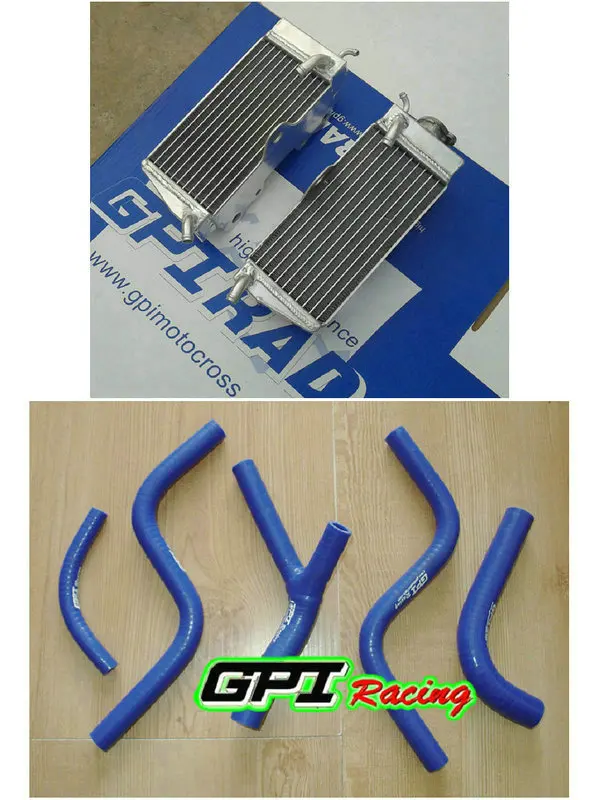 aluminum racing Radiator + BLUE HOSE for Honda CR250R CR250 CR 250R 85-87 86 1985 1986 1987 NEW |