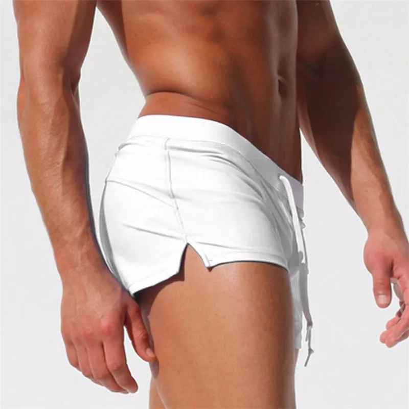 Для Мужчин's Мужские шорты для купания Лето Для мужчин s шорты мужские Masculino брендовые шорты Для мужчин карман на молнии Повседневное Для