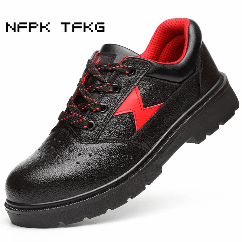 large size men casual electrician insulation summer shoes cow leather