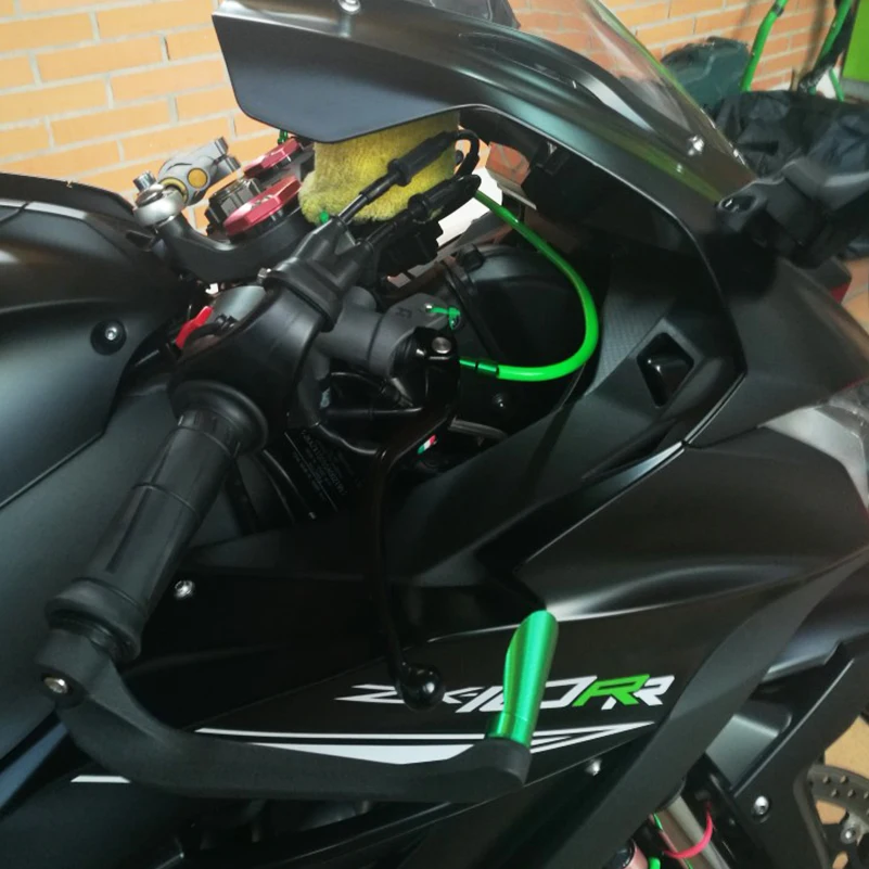 

Handguard for Kawasaki ZX-10R ZX 10R Motorcycles Handguards Clutch Brake Levers Guard Accessories Clutch Lever Hand Guards ZX10R