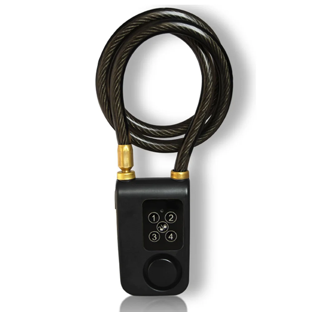 Password Chain Anti Theft Digital Motorbike Alarm Lock Smart Wire Rope Bicycle Keyless | Обустройство дома