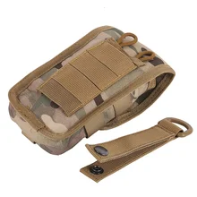 Outdoor Sports Military Tactical Camo Belt Pouch Bag Pack Phone Bags Molle Pouch Belt Camp Pocket