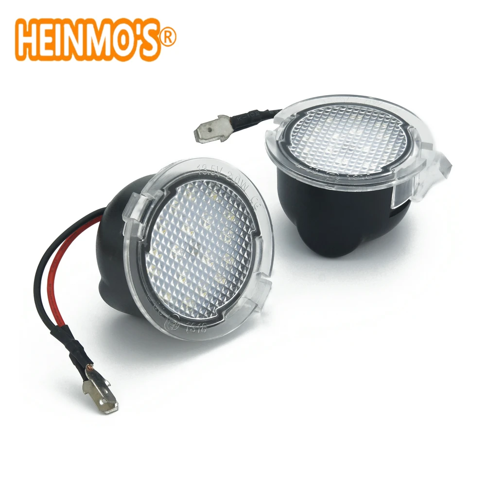 F150 LED Under Side Mirror Lights For Ford Edge Mondeo Explorer Taurus F-150 Pick Up Heritago S-max Rearview Mirror Puddle Lamp (3)