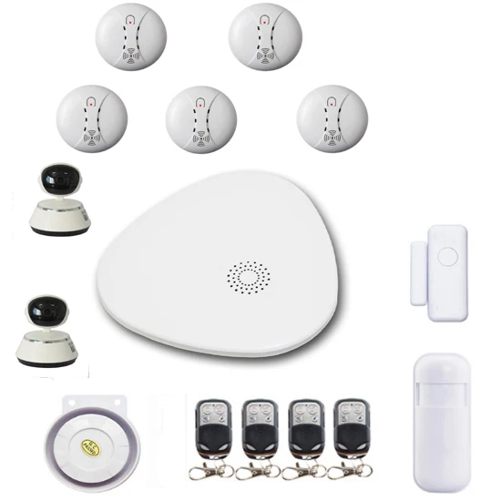 

SmartYIBA Wifi Wireless Smart Host Alarm System KIT Smart Home Security Alarm System APP Remote Control IP HD Camera Monitor