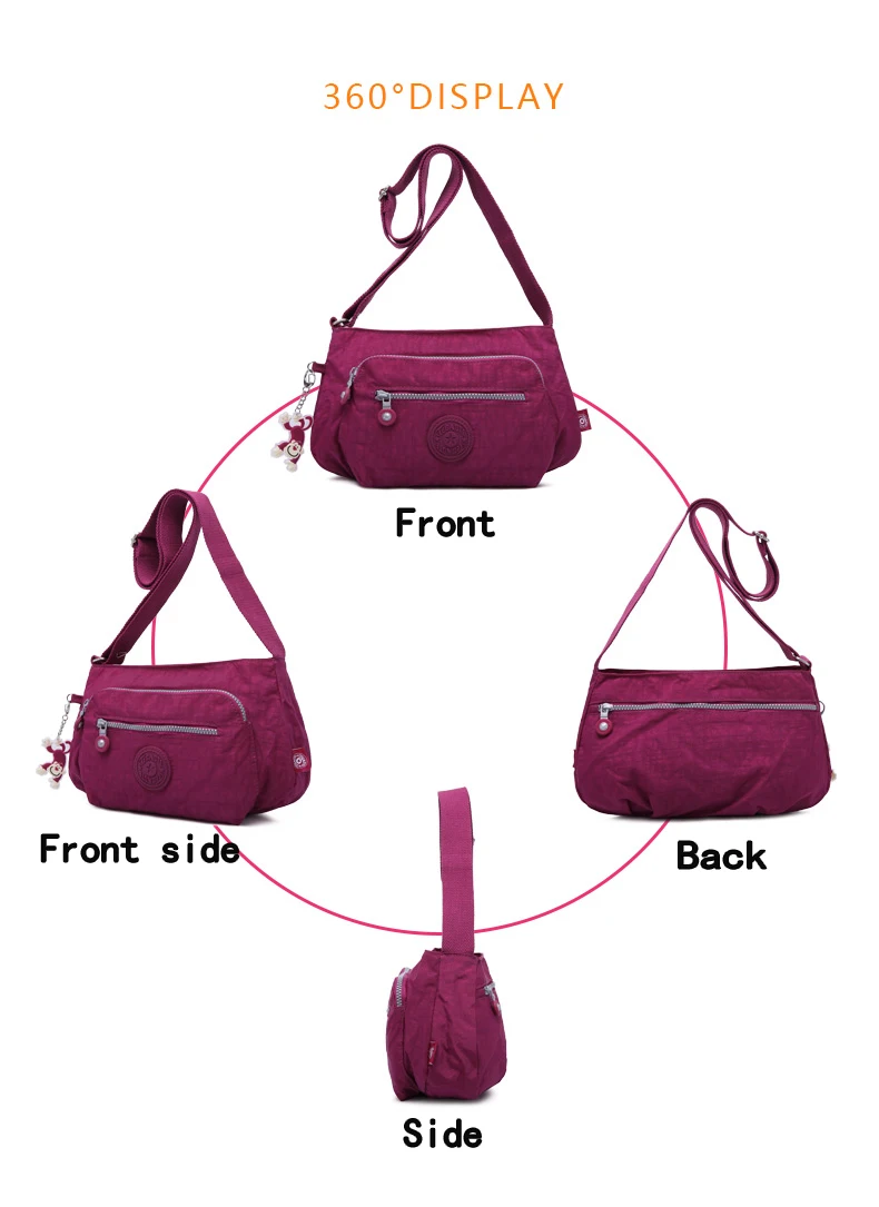 TEGAOTE, сумки через плечо для женщин, вместительная сумка-мессенджер, Женская сумочка, пляжный клатч, нейлон, повседневные сумки, женская сумка