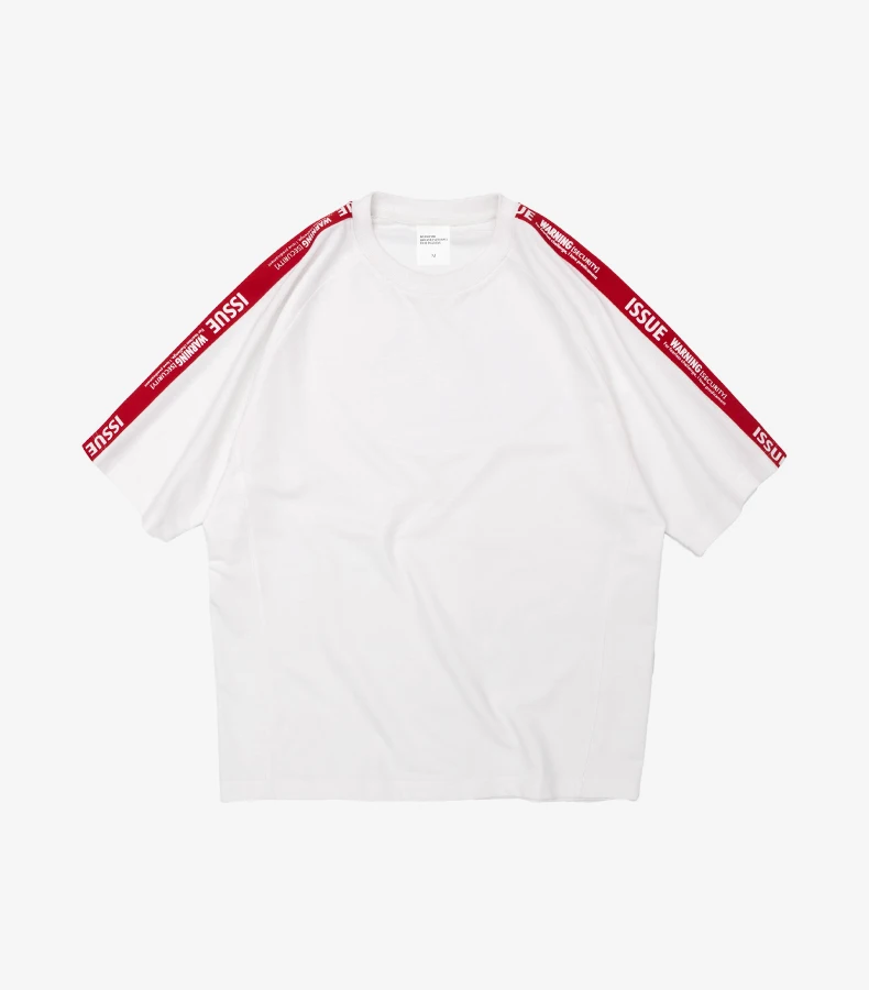 Инфляция 2018 Лето Письмо на рукаве с открытыми плечами Мужская футболка короткий рукав хип-хоп футболки мужская одежда 8189 s