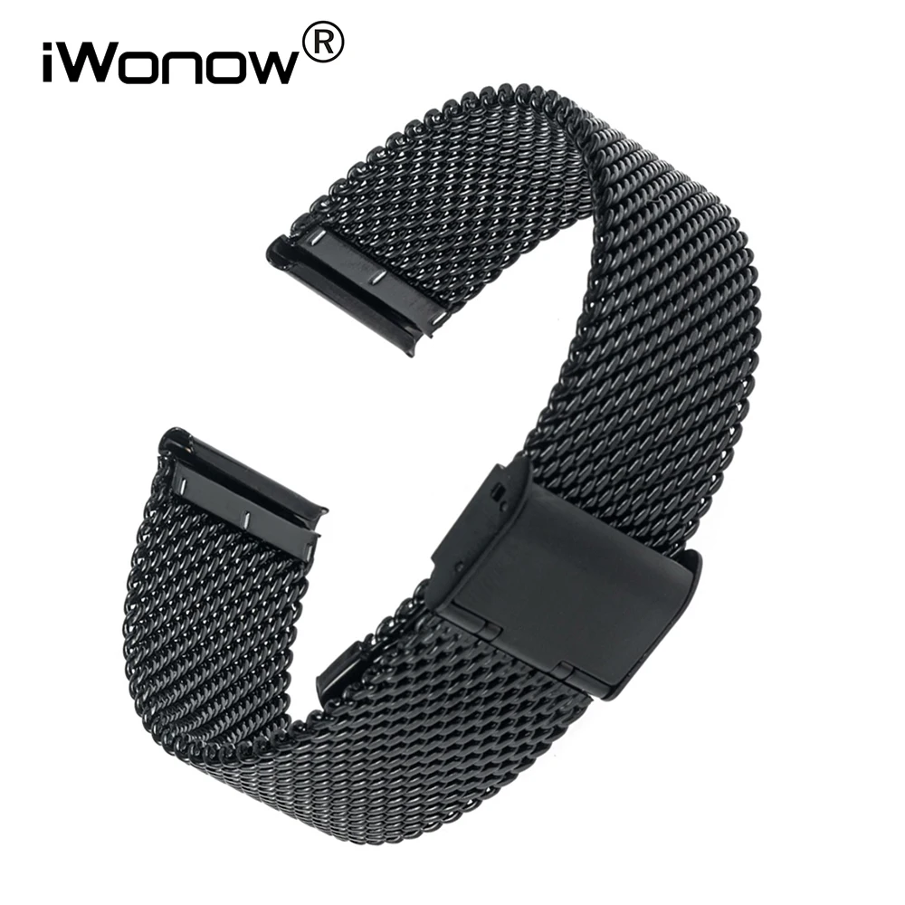 Ремешок для часов Milanese из нержавеющей стали 18 мм 20 22 24 мм|steel watchband|stainless steel watchbandstrap