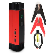Мощный многофункциональный автомобильный стартер 12V 14800mAh 1000A пиковый ток зарядное устройство портативный банк питания бензин, дизель