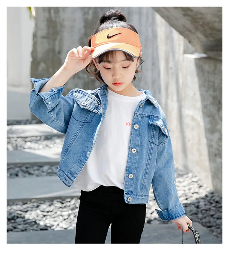 Unicórnio de Lantejoulas Jaqueta para Meninas Outono do Bebê Denim Cabolsas Crianças Roupas Meninas Outerwear Jean Jaquetas Criança 14 Unicórnio de lantejoulas denim jaqueta para meninas