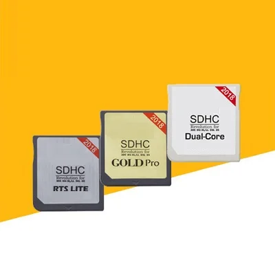 2019New Gold Pro Dual Core RTS LTE With Card Reader For R4 SD SDHC Carte Card Tools