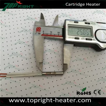 

Electric dia.4x25mm with lead wire length 500mm dia.4mm cartridge heater