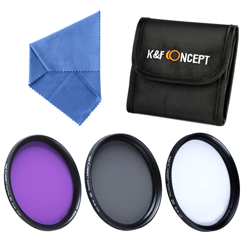 40.5MM UV CPL FLD Filter Kit Lens For Samsung NX1100 NX300 NX2000 DSLR