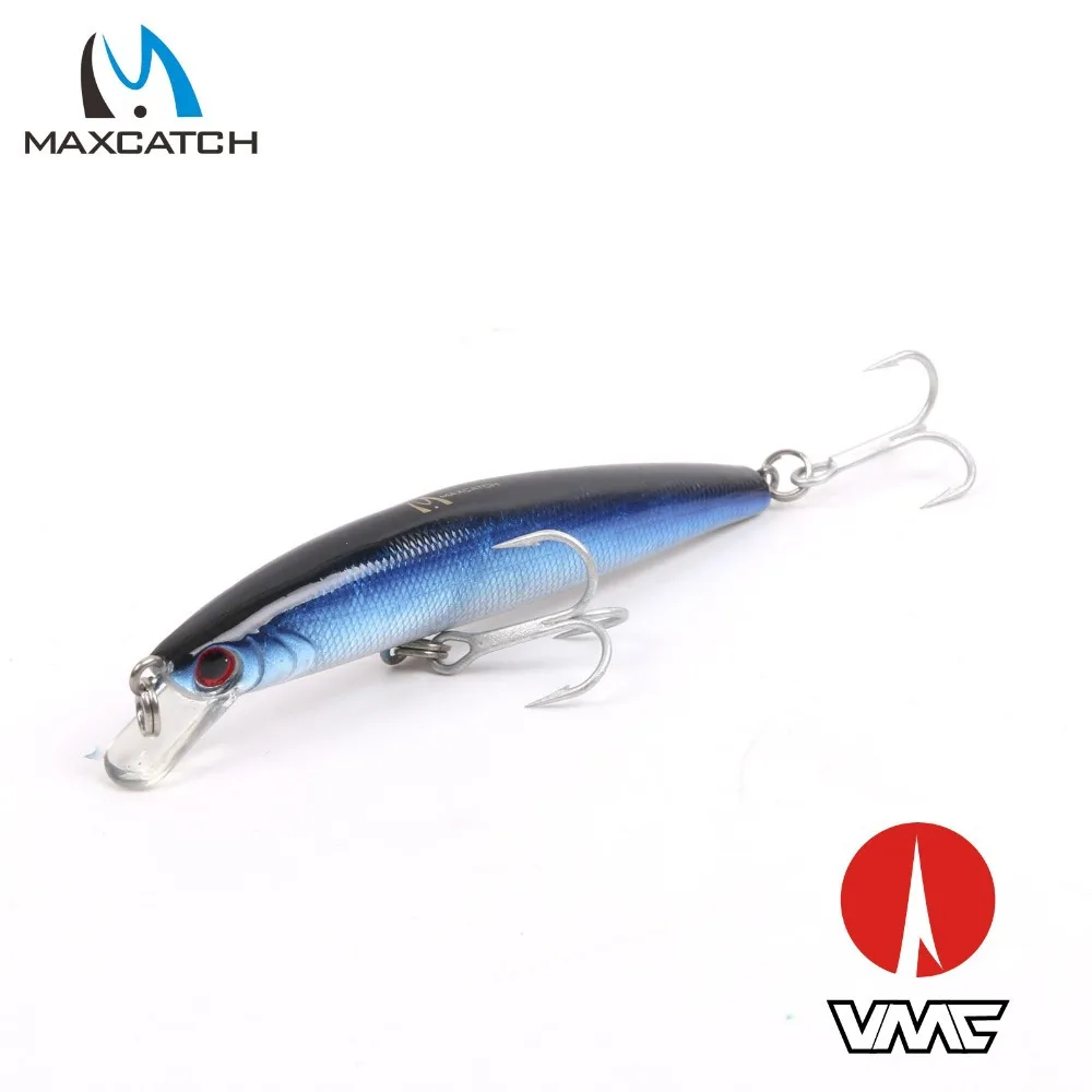 Рыболовная приманка Maxcatch Minnow для ловли окуня кренкбейт с крючками VMC 70 мм/4 3 г
