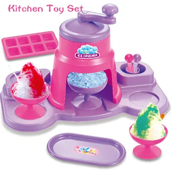 

Children's Pretend Play Tableware Kitchen Toys 2018 New DIY Ice Cream Home Appliances Toy Creative Birthday Gift For Children