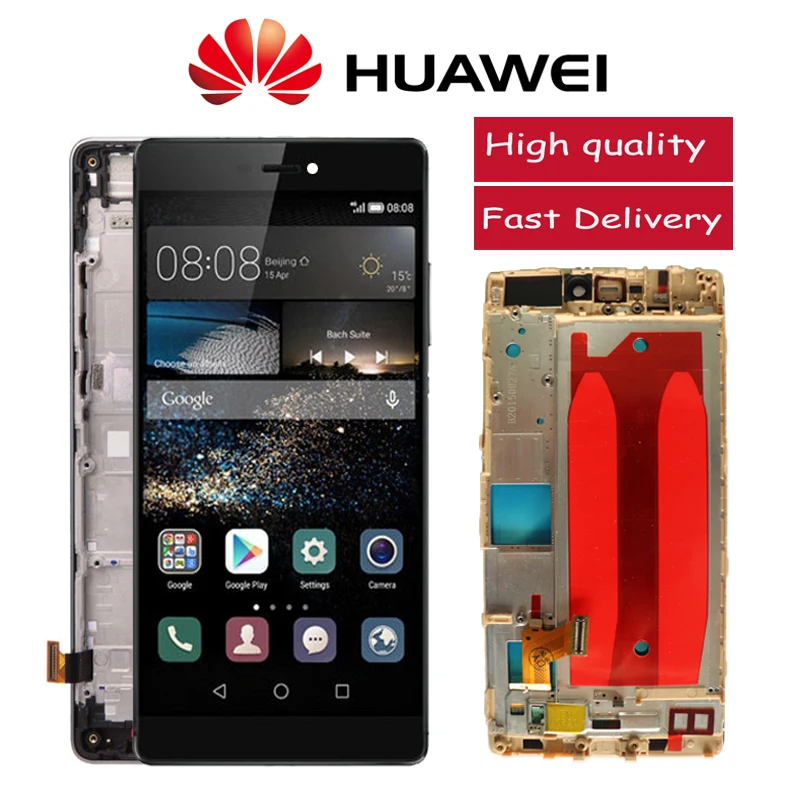 5 2 &quotоригинальный сменный ЖК-дисплей для HUAWEI P8 GRA-L09 дисплей с сенсорным экраном