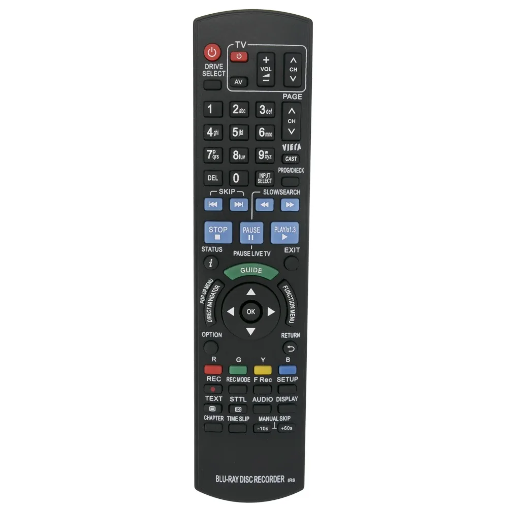 Новый пульт дистанционного управления N2QAYB000475 подходит для Panasonic DMRXW380 DMRXW385 Blu-Ray Disc
