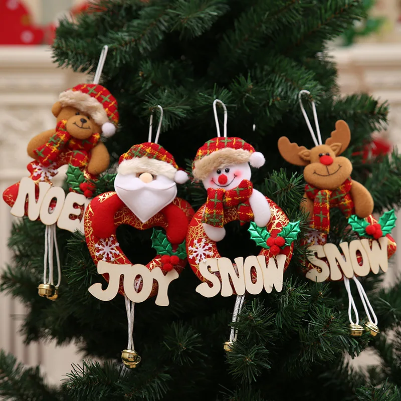 

Gifts Christmas Tree Hanging Ornaments Santa Claus Pendants christmas decorations for home noel decorations Elk Santa Claus ZS05