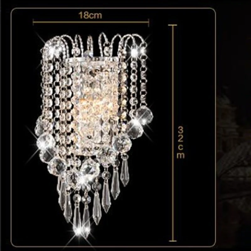 New Artistic Metal Modern Led Crystal Wall Light Home Lighting Wall Light - 4000030250747