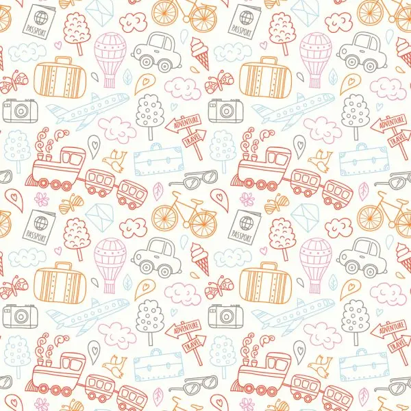 Free shipping Custom baby Children Doodle art fabric cloth