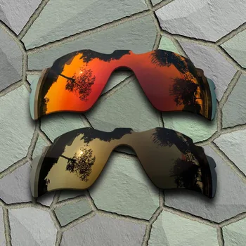 

Red Orange&Bronze Copper Sunglasses Polarized Replacement Lenses for Oakley Radar Path Vented
