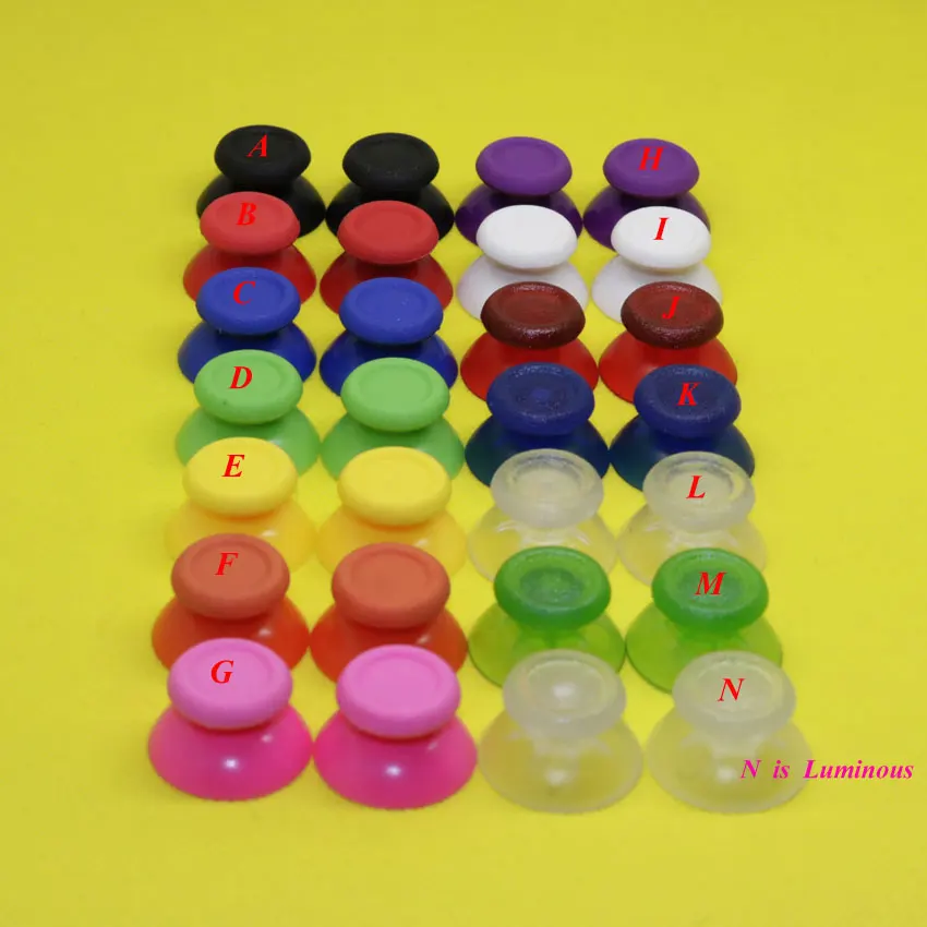 Skup 1 Para Analogowe Thumbsticks Joystick Stick dla Sony Playstation PS4 Kontroler Joystick Czapki dla Dualshock 4 Wymiana Czapki