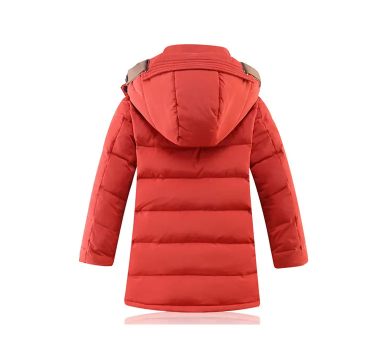 children Down& Parkas 6-15 T winter kids outerwear boys casual warm hooded jacket for boys solid boys warm coats