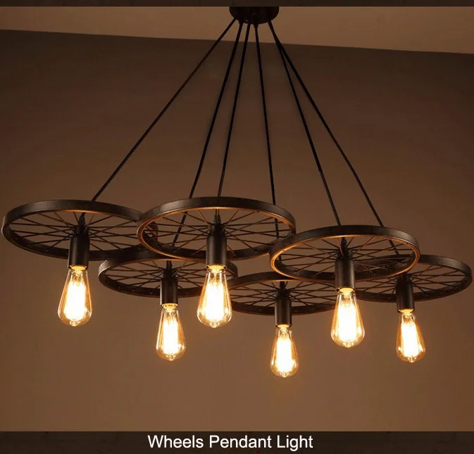 Industrial Vintage Pendant Lamp Loft Retro Lamp Copper Lamp Holder