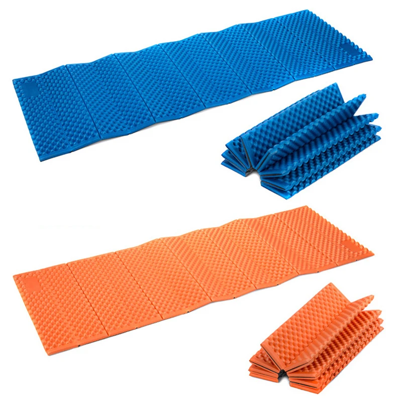 Tapete de Espuma Slot de Ovo Almofada de Dormir Colchão de Campismo Acampamento ao ar Livre Ultraleve Piquenique Moistureproof Mat Dobrável Praia Mat Tenda 2 High Quality Esporte e Lazer