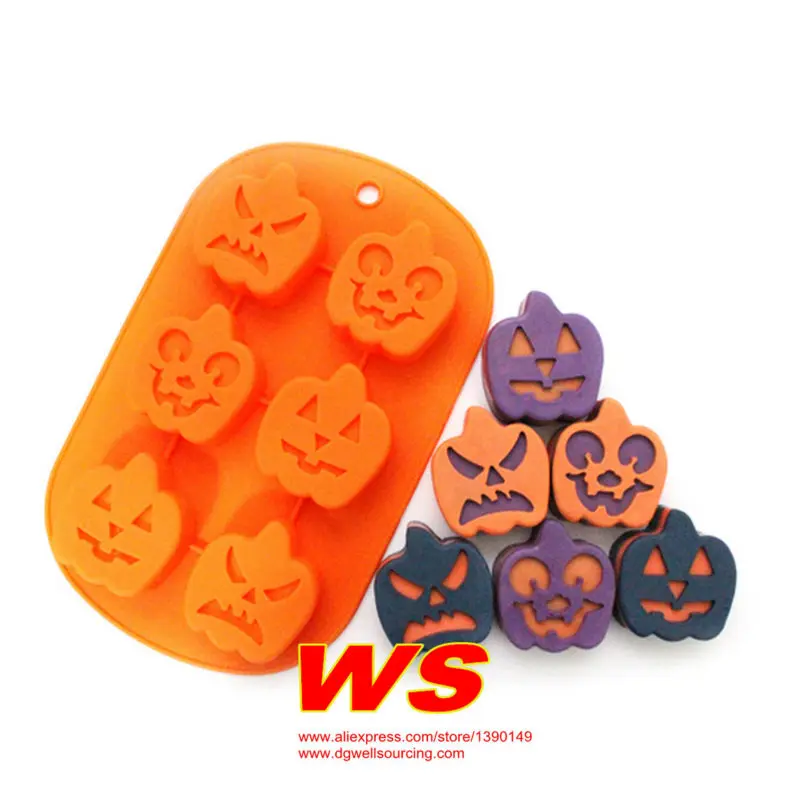 Силиконовые формы для торта в виде тыквы на Хэллоуин форма шоколада конфет