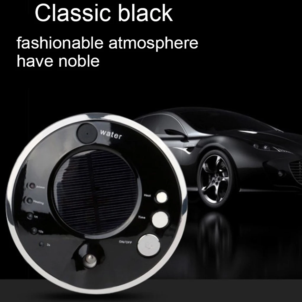 Солнечный автомобиль круглой формы отрицательный ионный диффузор очиститель воздуха автомобильный держатель телефона зарядное устройство тумана Fogger
