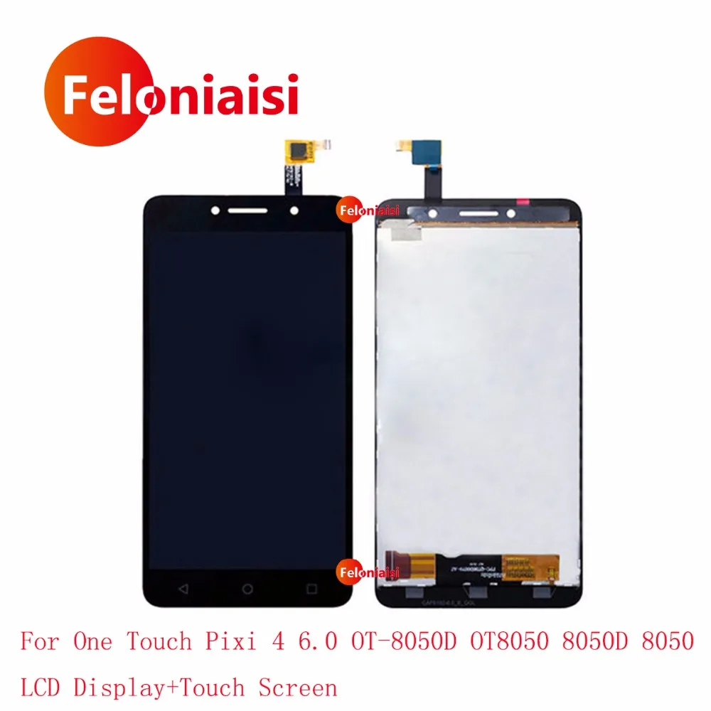 6.0&quot For Alcatel One Touch Pixi 4 6.0 OT-8050D OT8050 8050D 8050 Lcd Display With Screen Digitizer Panel Assembly Complete | Мобильные